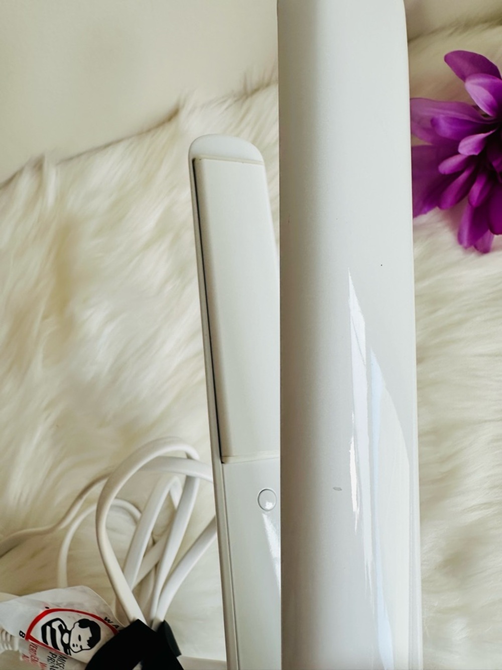 T3 Professional SinglePass Ceramic 1” Flat Iron Hair Straightener White and Gold - Picture 4 of 14